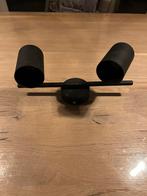 Ikea spots zwart, Huis en Inrichting, Lampen | Spots, Ophalen of Verzenden, Zo goed als nieuw, Metaal of Aluminium, Plafondspot of Wandspot