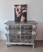 Brocante ladekast met 8 handige laadjes, Huis en Inrichting, Kasten | Ladekasten, Gebruikt, 5 laden of meer, Minder dan 100 cm