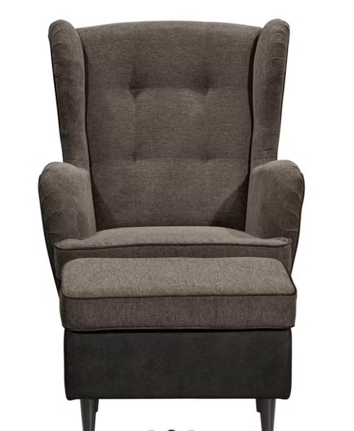 2 x Fauteuils met hocker, Huis en Inrichting, Fauteuils, Zo goed als nieuw, 50 tot 75 cm, Minder dan 75 cm, Ophalen of Verzenden