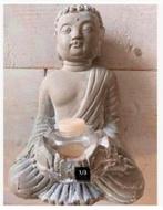 Beton Boeddha beeld voor olie of wierook binnen buiten 18 cm, Nieuw, Overige typen, Ophalen of Verzenden