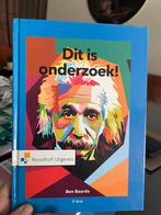 Ben Baarda - Dit is onderzoek!, Ophalen of Verzenden, Nieuw, Ben Baarda