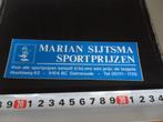 stickers Damwoude Marian Sijtsma sportprijzen *, Ophalen, Nieuw, Meerdere stickers