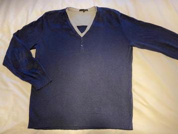 Leuke blauwe trui van Tom Tailer. Het is maat XXL