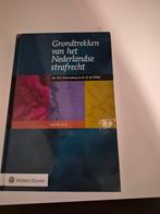 Grondtrekken van het Nederlandse strafrecht, Boeken, Studieboeken en Cursussen, Gelezen, Gamma, M.J. Kronenberg & B. de Wilde