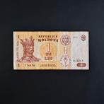 1 lei Moldavië #001, Postzegels en Munten, Verzenden, Overige landen, Los biljet
