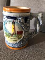 Vintage bier pul bierpul vuurtoren eiland texel souvenir, Antiek en Kunst, Ophalen of Verzenden