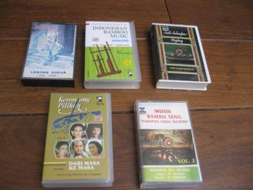 Indo moluks repertoire 6x cassette bandjes beschikbaar voor biedingen