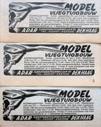 4 vintage advertenties model vliegtuigbouw 49-71 Tenco Cox s, Verzenden, Gebruikt