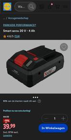 Parkside smart bluetooth 4ah normaal 40,-, Ophalen of Verzenden
