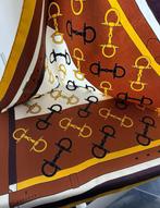 XANDRES • Grote Zijde HORSEBIT Shawl - Sjaal - Scarf, Kleding | Dames, Mutsen, Sjaals en Handschoenen, Ophalen of Verzenden, Zo goed als nieuw