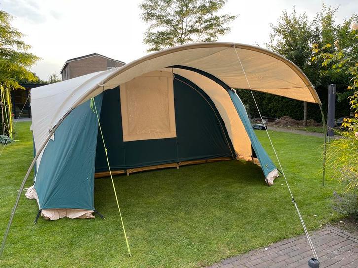 Obelink Tunneltent Katoen - Ruime Gezinstent, Caravans en Kamperen, Tenten, meer dan 6, Gebruikt, Ophalen