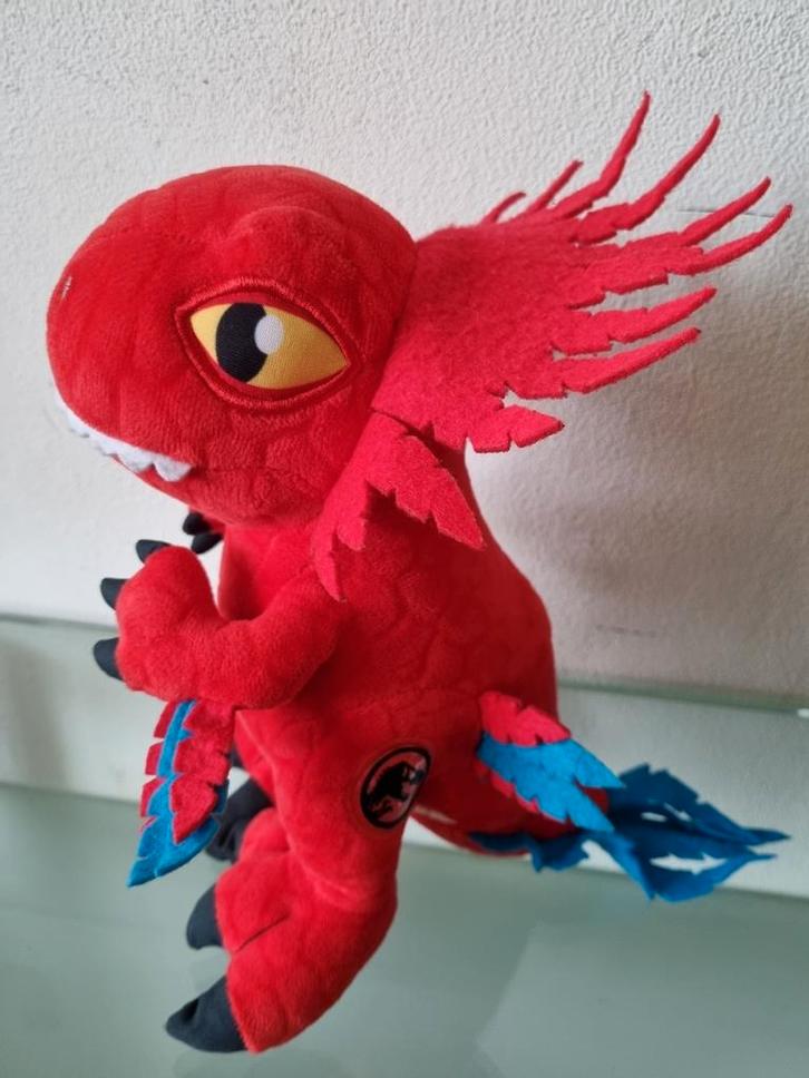 Orig, PlayByPlay, Jurassic World, PYRORAPTOR, 27cm, Igst!, Kinderen en Baby's, Speelgoed | Knuffels en Pluche, Zo goed als nieuw