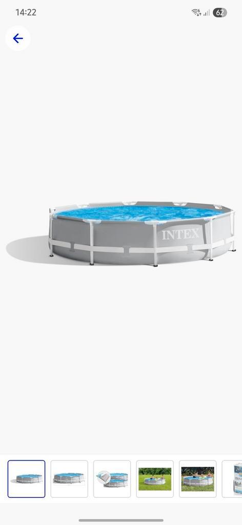 Intex Prism Frame Zwembad 305x76 cm, Tuin en Terras, Zwembaden, Zo goed als nieuw, Opzetzwembad, Minder dan 80 cm, 200 tot 400 cm