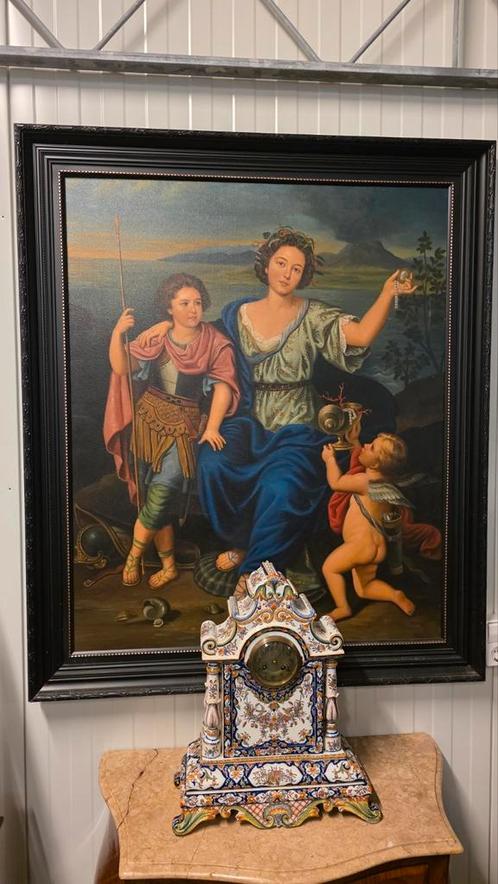 Zeer groot 18/19 eeuw religieus schilderij, Antiek en Kunst, Kunst | Schilderijen | Klassiek, Ophalen