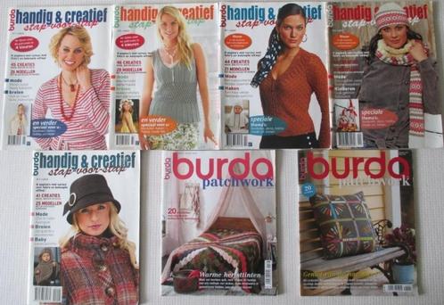 Burda Handig en creaties,damesmode,Borduren,Haken,Breien,, Hobby en Vrije tijd, Kledingpatronen, Zo goed als nieuw, Burda, Verzenden