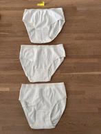 3x Hema wit badstof onderbroekje nieuw mt 134/140, Nacht- of Onderkleding, Nieuw, Hema, Verzenden