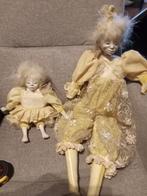 Fantasie pop moeder met kind, Verzamelen, Poppen, Ophalen of Verzenden, Zo goed als nieuw, Pop