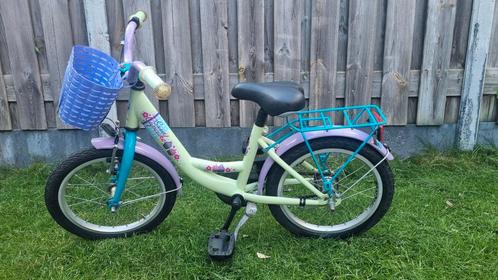 16 inch meisjes fiets (Bike Fun), Fietsen en Brommers, Fietsen | Meisjes, Gebruikt, 16 inch, Handrem, Ophalen