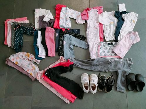 Meisjes kleding pakket maat 50/56 tm 86/92, Kinderen en Baby's, Babykleding | Baby-kledingpakketten, Zo goed als nieuw, Maat 56