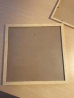 2 Houten Fotolijsten voor LPs, Ophalen, Zo goed als nieuw