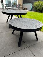 2 salontafels, Huis en Inrichting, Tafels | Salontafels, Ophalen, Gebruikt, 50 tot 100 cm, Rond