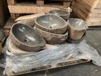 Mooie nieuwe wasbakken Natural stone, Ophalen, Zo goed als nieuw, 25 tot 50 cm, Minder dan 100 cm