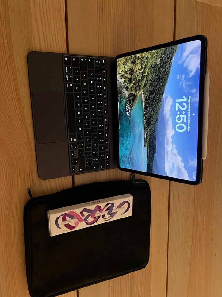 iPad Pro 13" M4 2025 + Toebehoren - Zo Goed Als Nieuw, Computers en Software, Apple iPads, Zo goed als nieuw, Apple iPad Pro, Wi-Fi