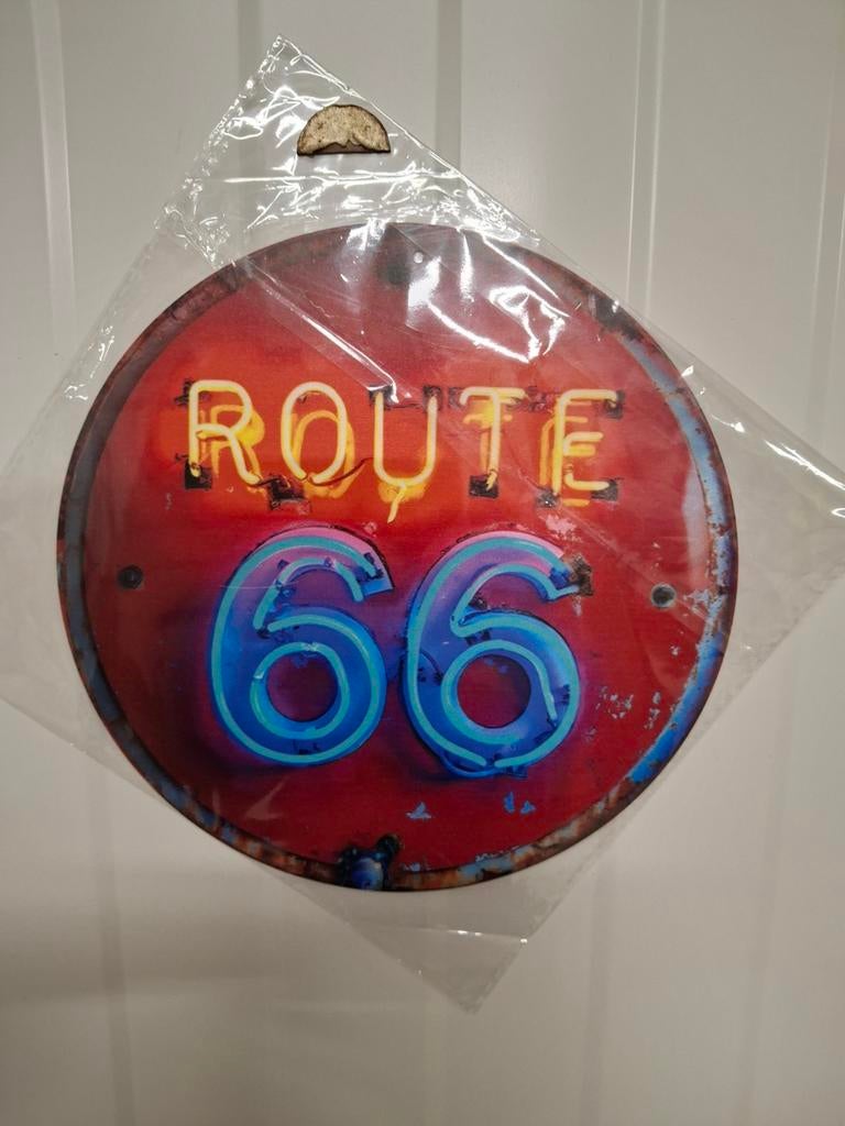 ROUTE 66 borden, Ophalen of Verzenden, Nieuw, Reclamebord