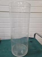 vaas cilinder van glas groot luchtbubbels, Huis en Inrichting, Ophalen of Verzenden, 'T Olde Gre-j, Info@toldegrej.nl, Endepoelstraat 20f Didam