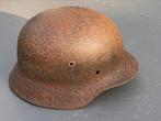 Duitse M40 helm bodemvondst, Verzamelen, Duitsland, Ophalen of Verzenden, Helm of Baret, Landmacht