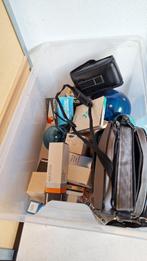 3 analoge camera's en heel veel extra   krat vol, Ophalen of Verzenden, Gebruikt, Compact, Pentax