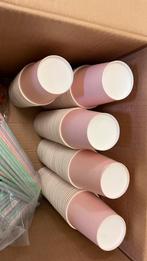 Bekers en rietjes, Ophalen, Nieuw, Roze