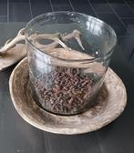 Grote houten schaal, Huis en Inrichting, Woonaccessoires | Schalen en Manden, Ophalen, Schaal, Rond, Zo goed als nieuw