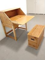 Uitklapbaar bureau / secretaire, met lade, Huis en Inrichting, Bureaus, Ophalen, Gebruikt, Bureau