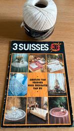Glanskatoen en haakpatronen tijdschrift 3 suisses, Ophalen of Verzenden, Nieuw, Haken, Wol of Garen