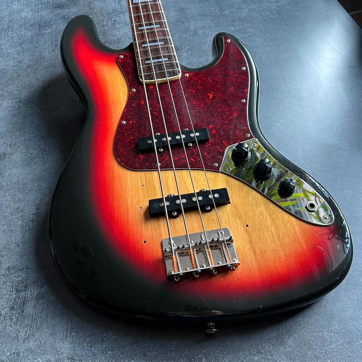 Greco JB450S Made in Japan 1974 Jazz Bass Bas, Muziek en Instrumenten, Snaarinstrumenten | Gitaren | Bas, Gebruikt, Elektrisch