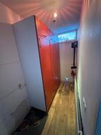 Vintage rode PoggenPohl Inbouwkast apothekerskast, Ophalen of Verzenden, Gebruikt