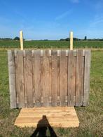 Blank schuttingscherm 180x130cm 21 planken 2 stuks in 1 koop, Ophalen, Hout, Minder dan 3 meter, 1 tot 2 meter