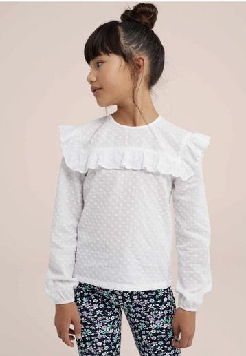 We fashion Blue Ridge blouse wit kant beschikbaar voor biedingen