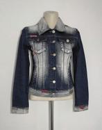 Blauw-bleach -regular fit- spijkerjasje van Crazy Age, Verzenden, Nieuw, Maat 36 (S), Blauw