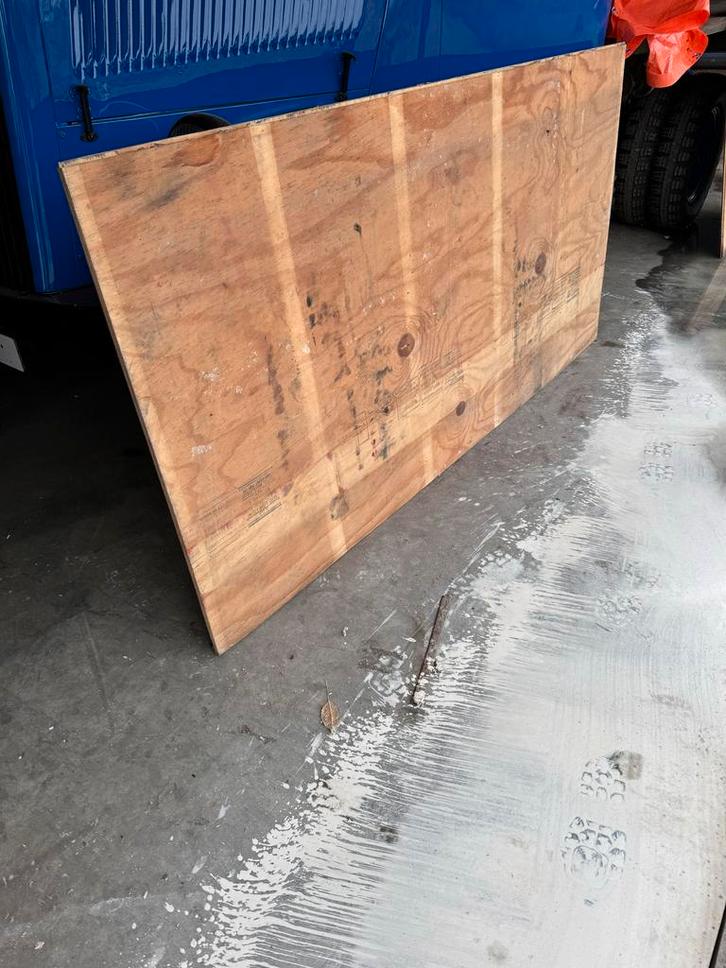 100 Gebruikte Underlayment Platen 18mm, Doe-het-zelf en Verbouw, Hout en Planken, Gebruikt, Plank, Overige houtsoorten, Minder dan 200 cm