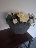 Mooie potten met zijden bloemen, Huis en Inrichting, Woonaccessoires | Kunstplanten en Kunstbloemen, Ophalen of Verzenden, Zo goed als nieuw