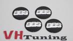 BBS wielnaaf stickers 56MM zwart/chroom 4 stuks, Auto diversen, Tuning en Styling, Ophalen of Verzenden