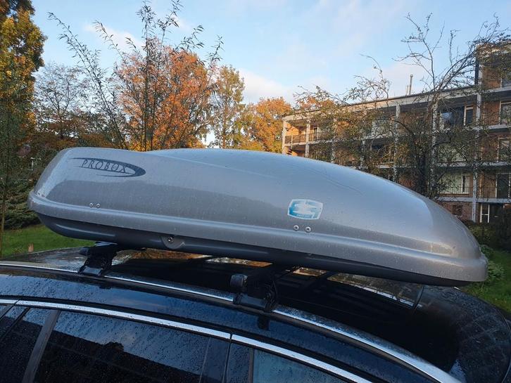 Hapro Probox 455 dakkoffer silver shiny | 400 liter inhoud, Auto diversen, Dakkoffers, Ophalen