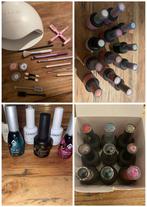 Pink gellac lamp en 43 potjes, Sieraden, Tassen en Uiterlijk, Uiterlijk | Cosmetica en Make-up, Ophalen of Verzenden, Zo goed als nieuw