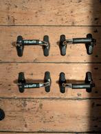 Opdruksteunen/push up bars, 12cm, Sport en Fitness, Fitnessmaterialen, Ophalen of Verzenden, Zo goed als nieuw, Buik, Push-up steun