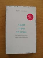 Nooit meer te druk van Tony Crabbe, Ophalen of Verzenden, Gelezen