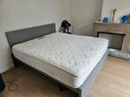 IKEA MALM bedframe grijs, Huis en Inrichting, Ophalen, Tweepersoons, Zo goed als nieuw, 180 cm