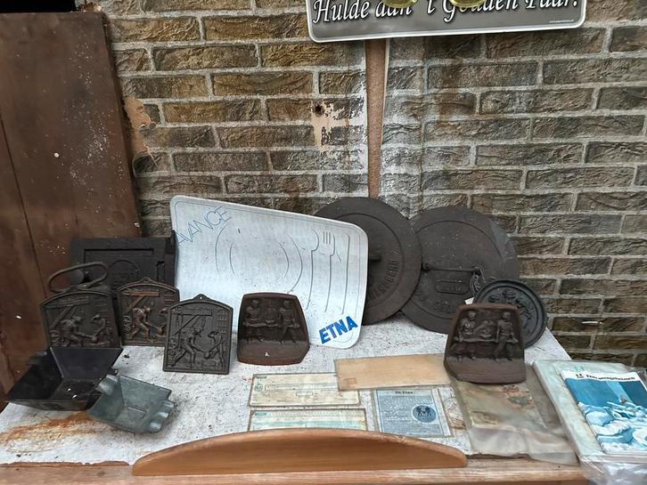 Lot ETNA : beeldjes | asbak | deur | foto’s | & meer, Verzamelen, Overige Verzamelen, Gebruikt, Ophalen