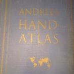 ANDREES Handatlas im eine Bande Jaar 1937 curieus!, Boeken, Atlassen en Landkaarten, Gelezen, Ophalen of Verzenden, Landkaart